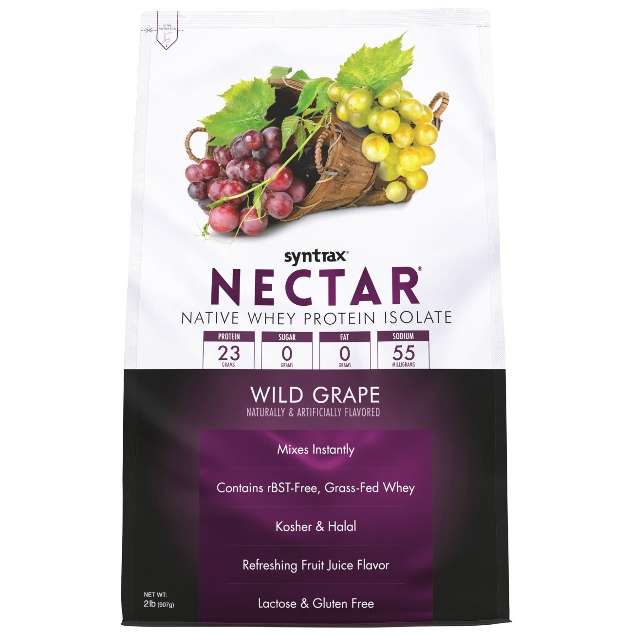 Syntrax Nectar 2lb Protein Powder - Wild Grape