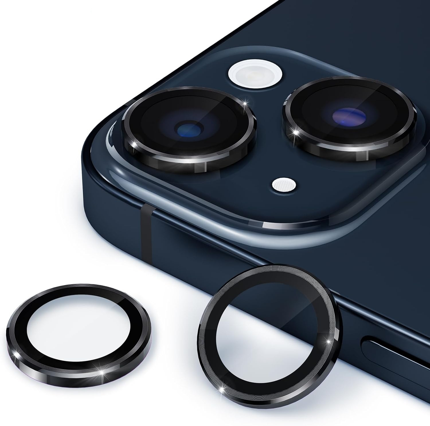 2X Lens Camera Glass For Apple iPhone 15 / 15 Plus Protective Armor Film 9H