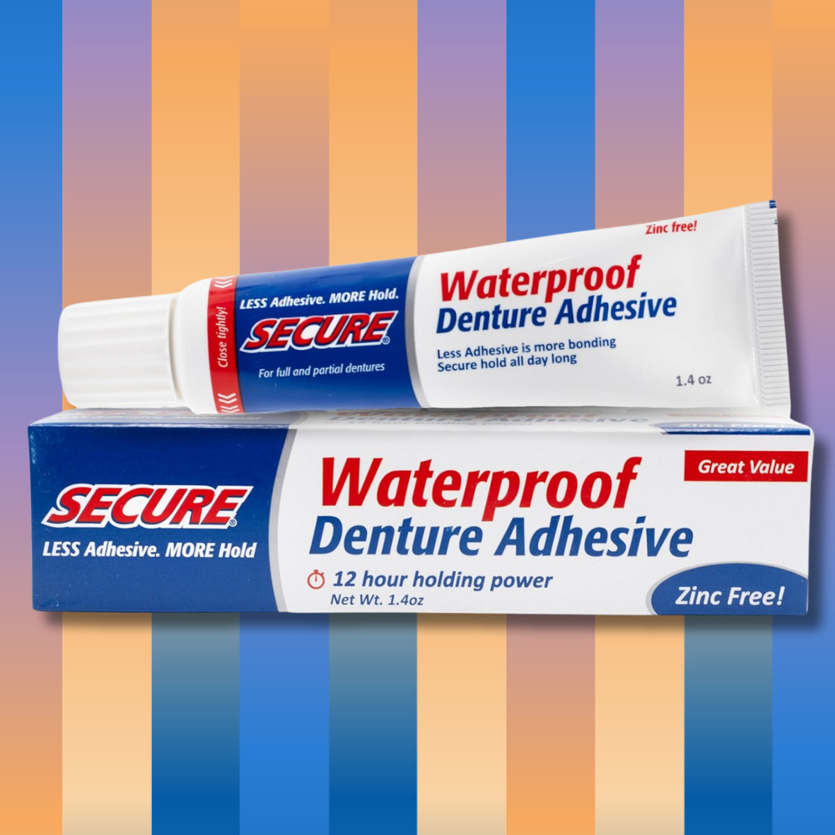 Denture Adhesive Waterproof 1.4 oz
