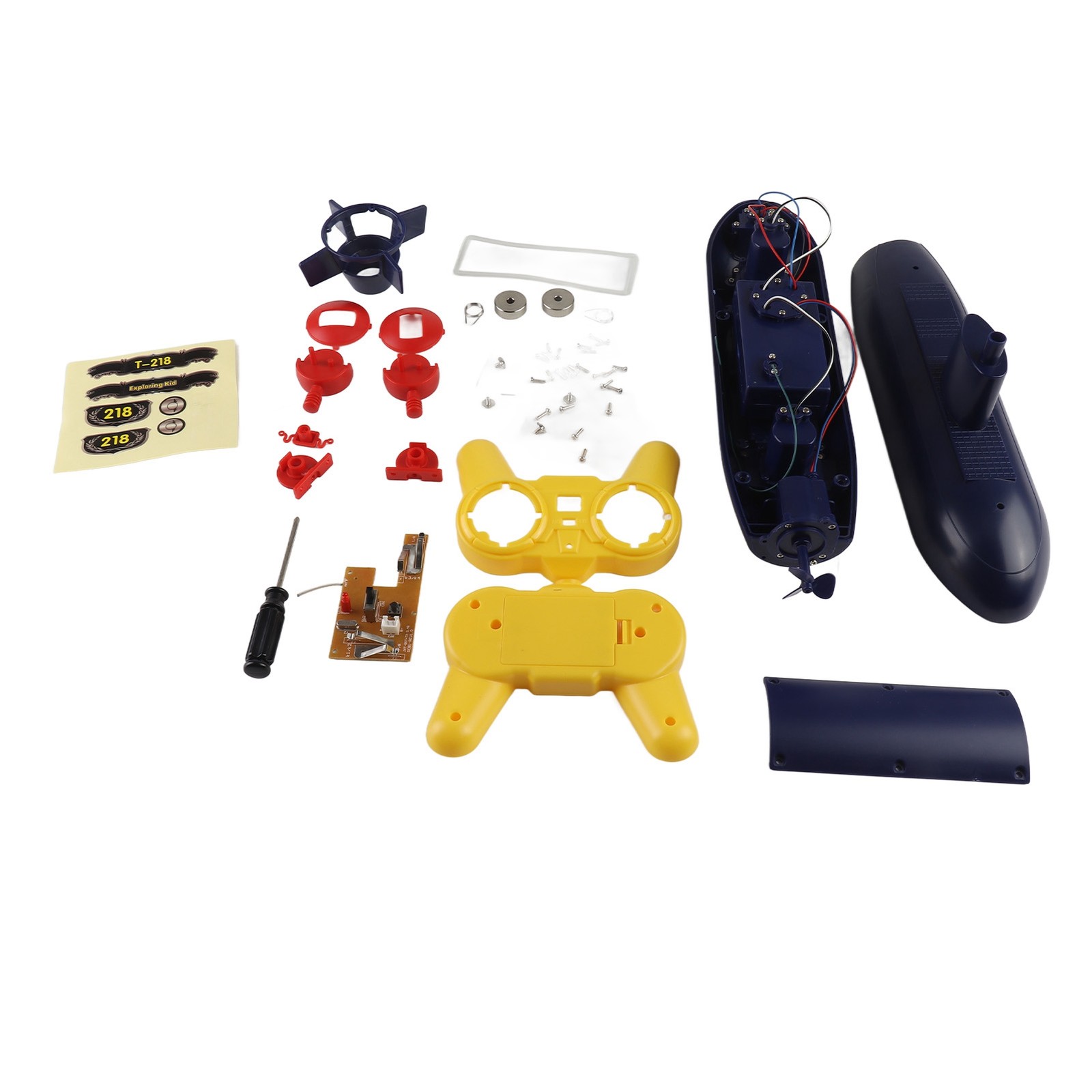 Small RC Submarine Versatile Educational Water Resistant Exquisite Look DIY LQHX