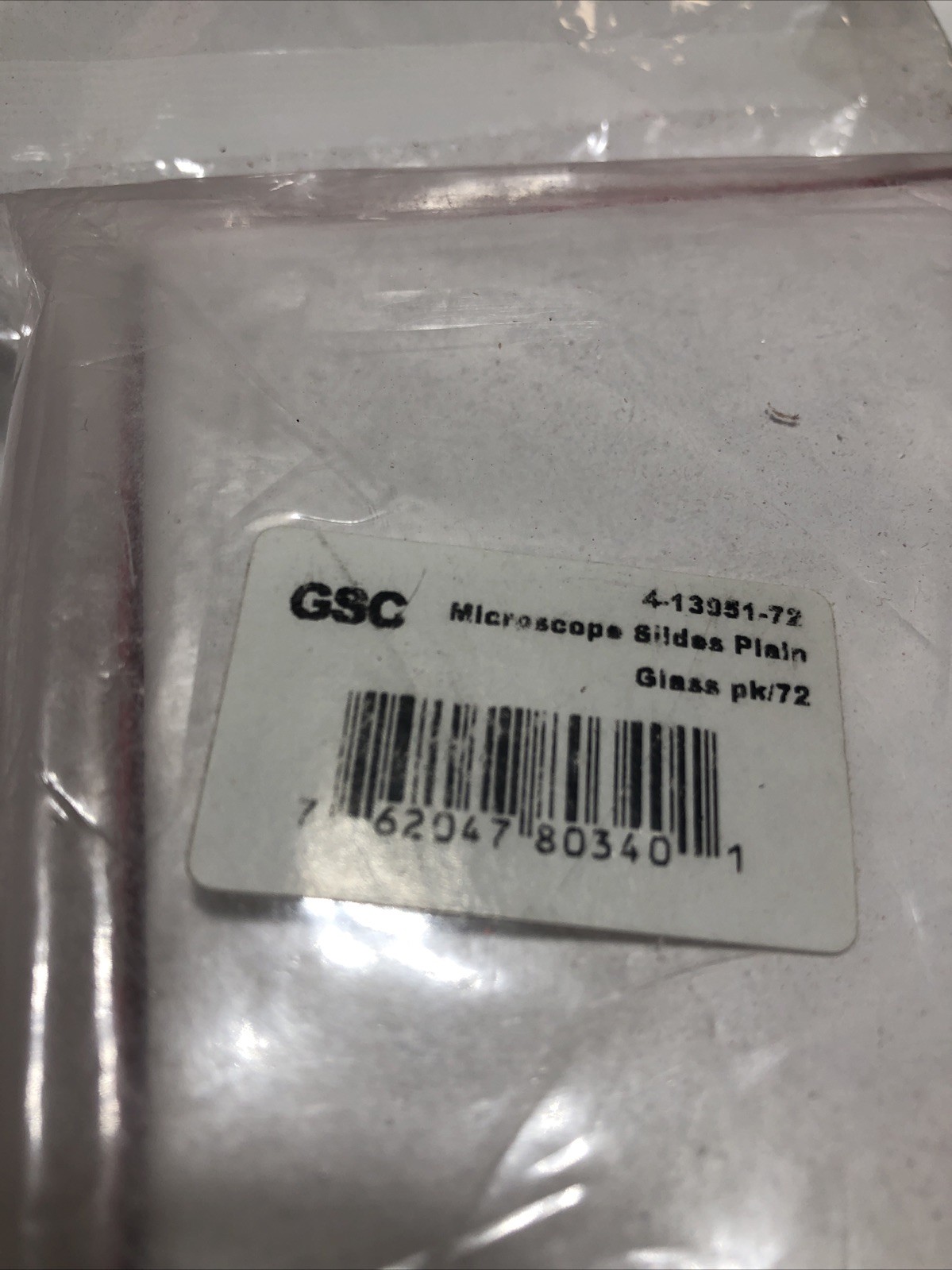 Blank Microscope Slides 72 pcs Ground Edges 1"X3" New