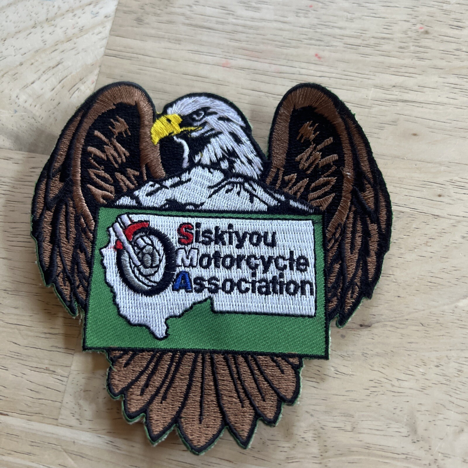 Vintage Siskiyou motorcycle Association patch