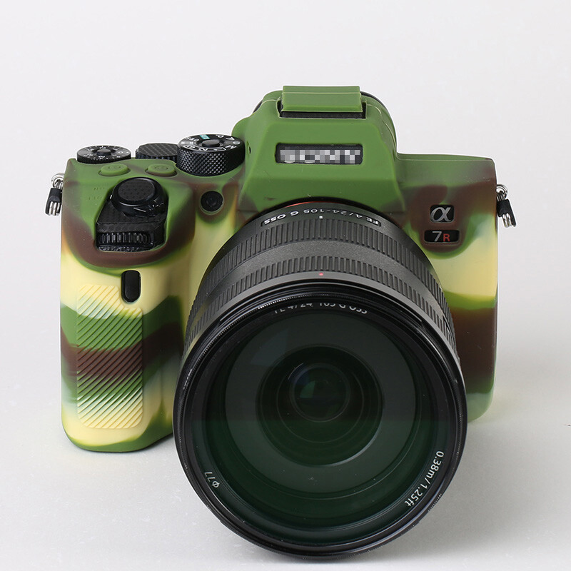 Rubber Silicon Body Case Protector Frame Skin For Sony A74 A7R4 Camera