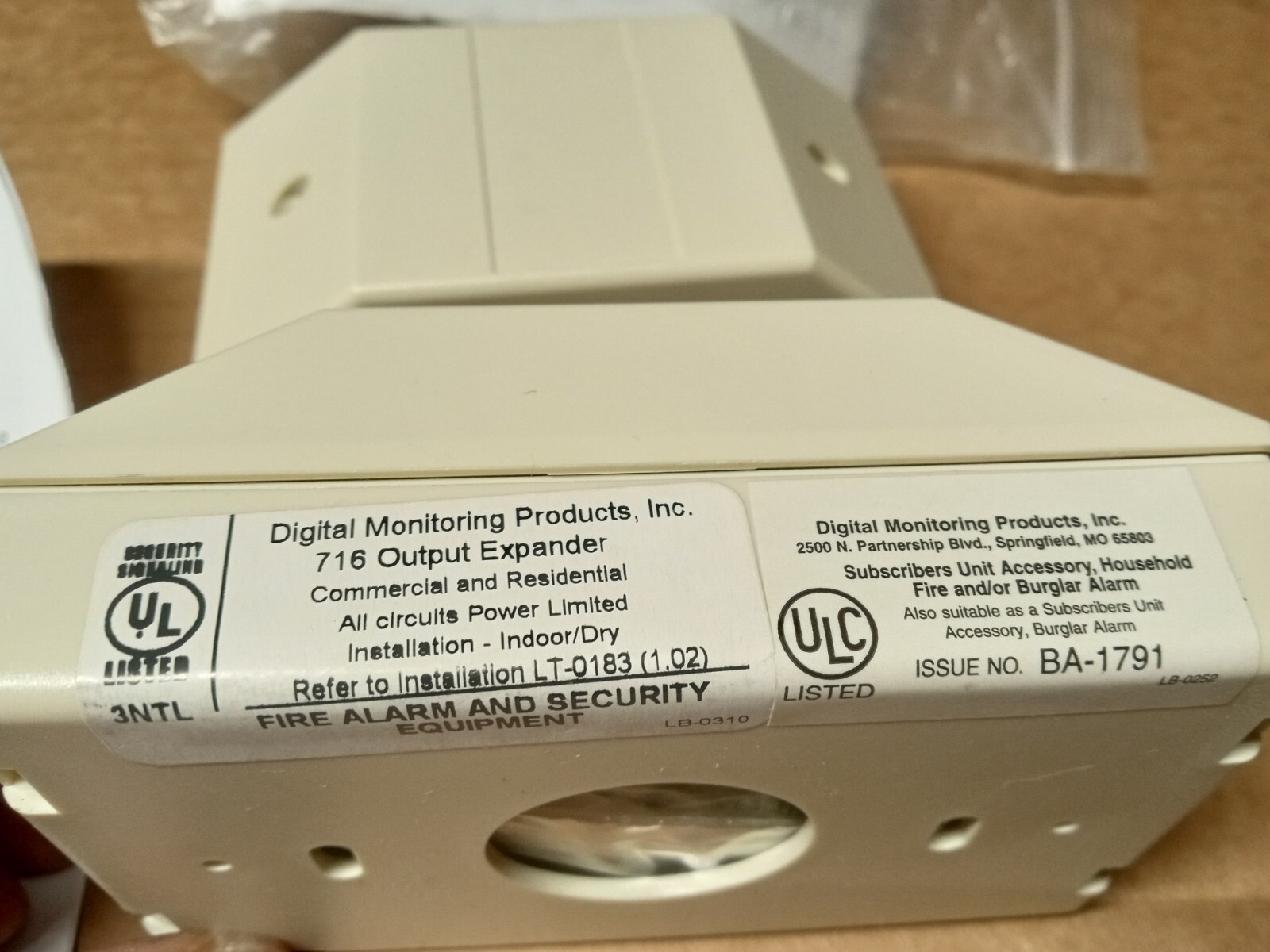DMP 716 4 Wire Bus Output Expansion Module w/ instructions NEW
