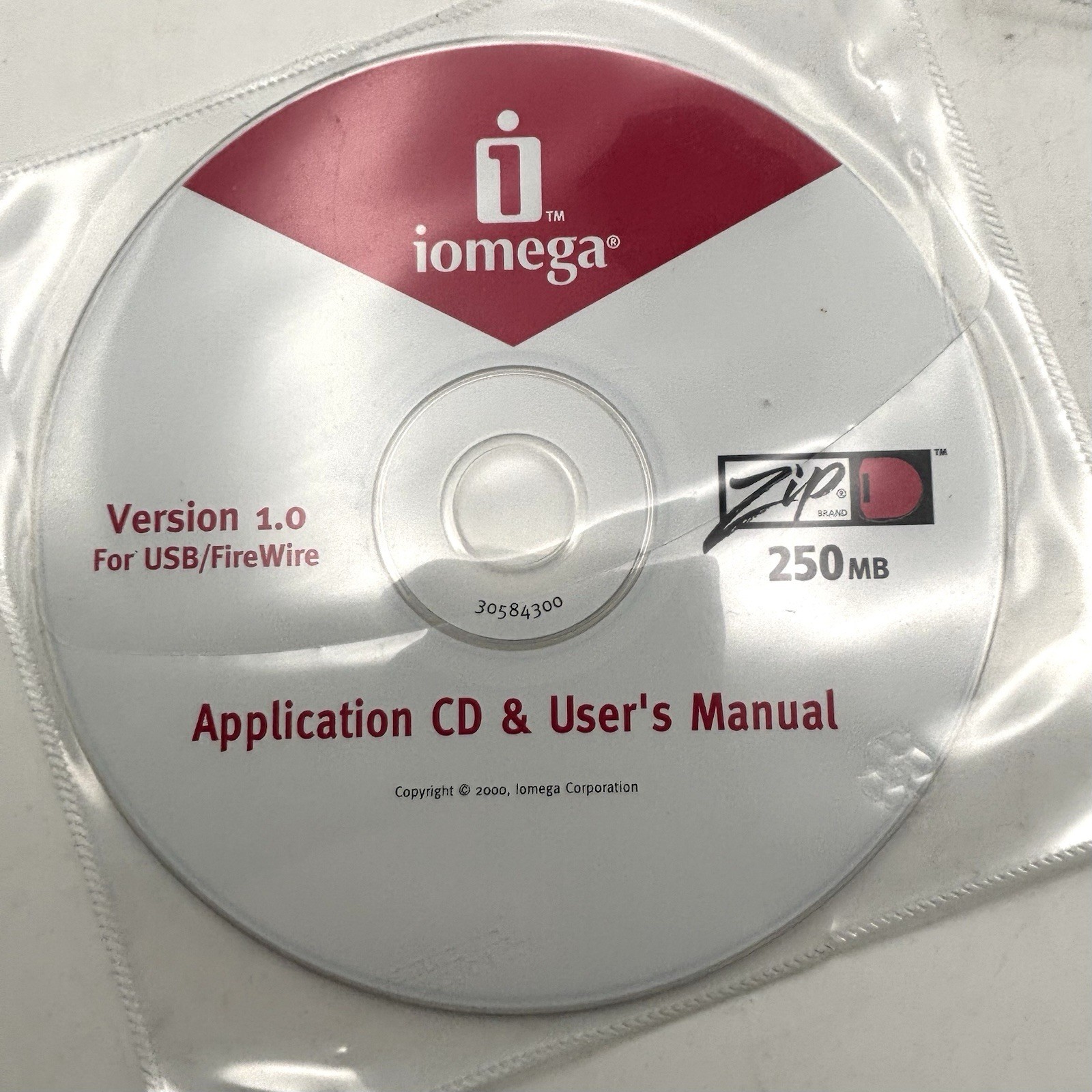 2 CD Set IOMEGAWARE VERSION 1.0 for USB | ZIP