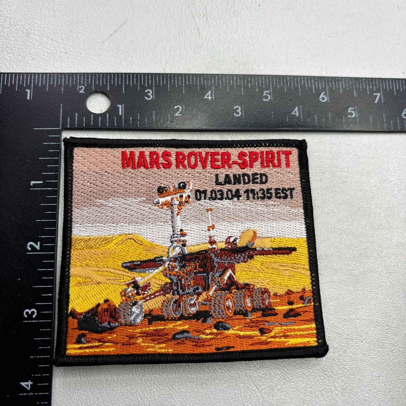 NASA MARS ROVER SPIRIT LANDED Patch 50S9