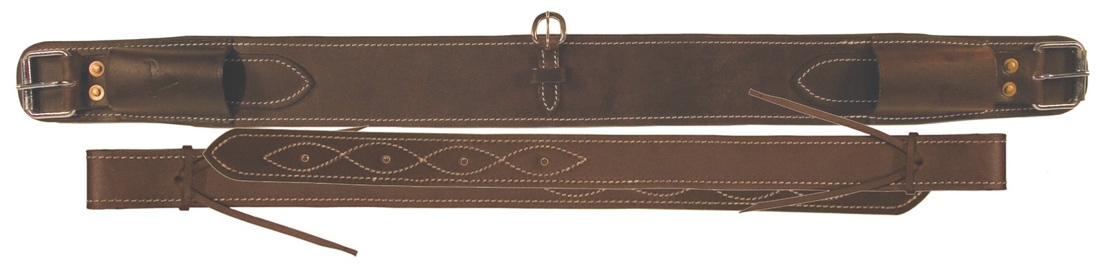Buffalo Leather 3" Rear Cinch – Durable Western Saddle Back Cinch