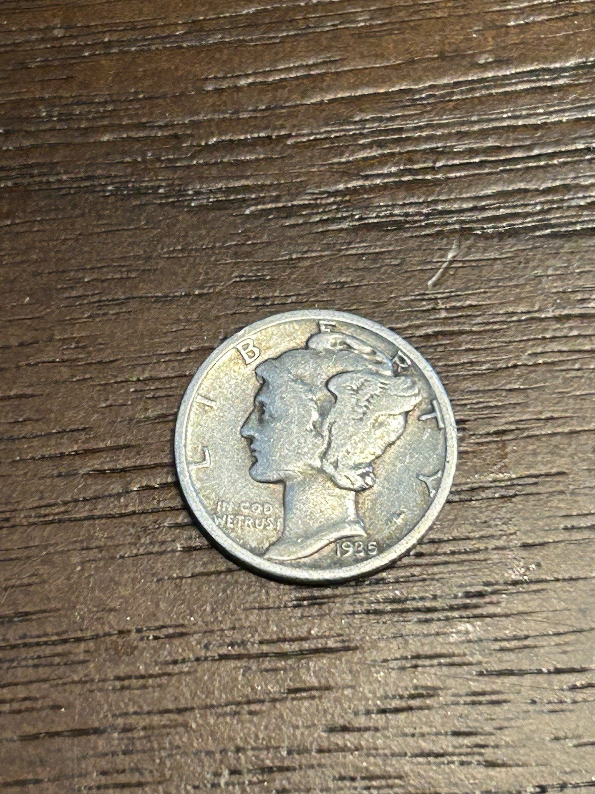 1935 Mercury Dime VG