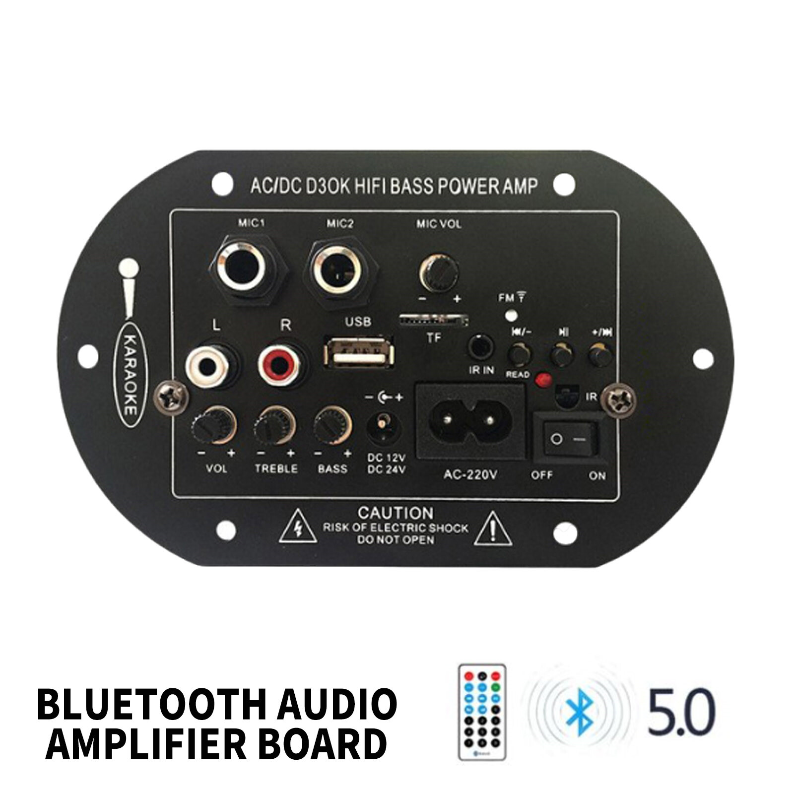 Digital Power Amp Board Hifi Stereo Audio Amplifier bluetooth Audio Amplifier