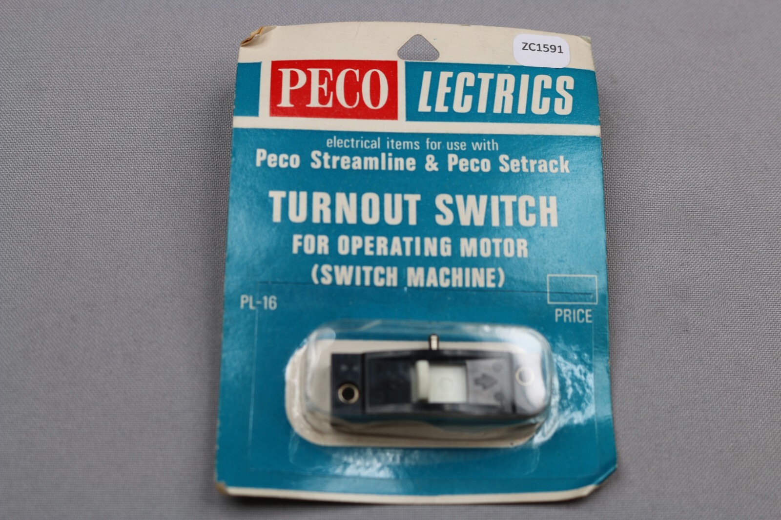 ZC1591 PECO PL-16 HO 1/87 Train Turnout Switch Operating Motor Switch
