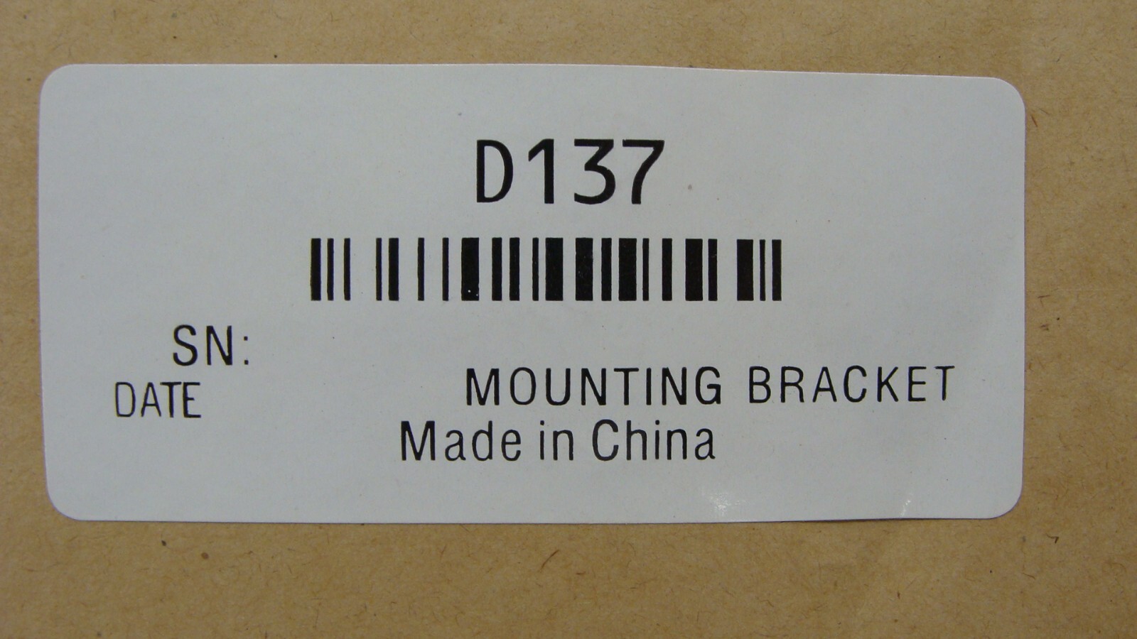 Radionics D137 Accessory Module Mounting Bracket NEW NOS