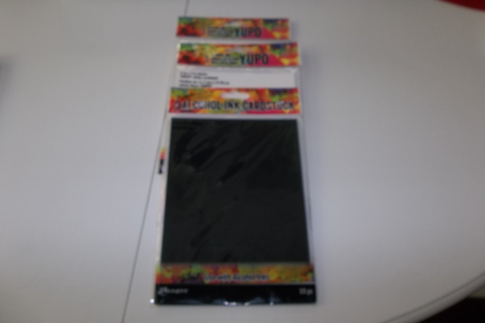 Ranger Alcohol Ink Card Stock  5 X 7" White and brushed Sliver 10 Sheets New