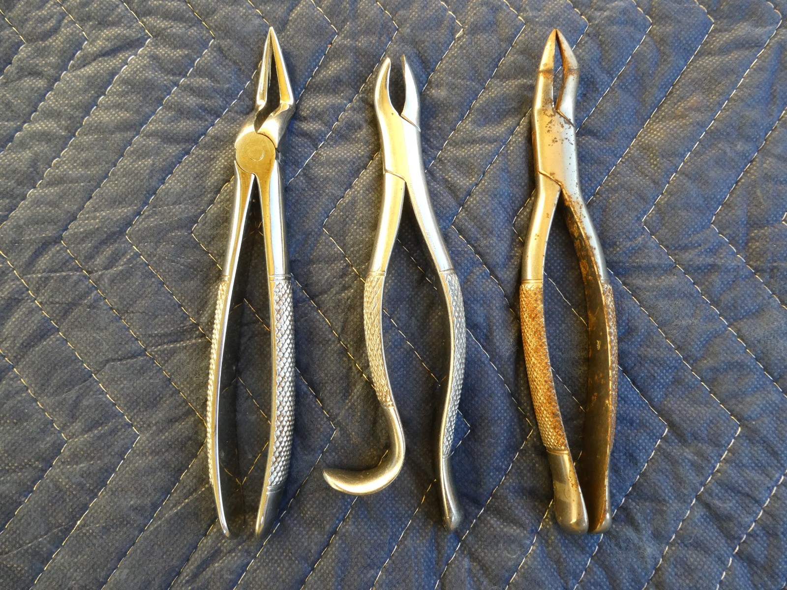 3 vintage Dental Orthodontic Pliers Berchtold Reicodent S.S. White