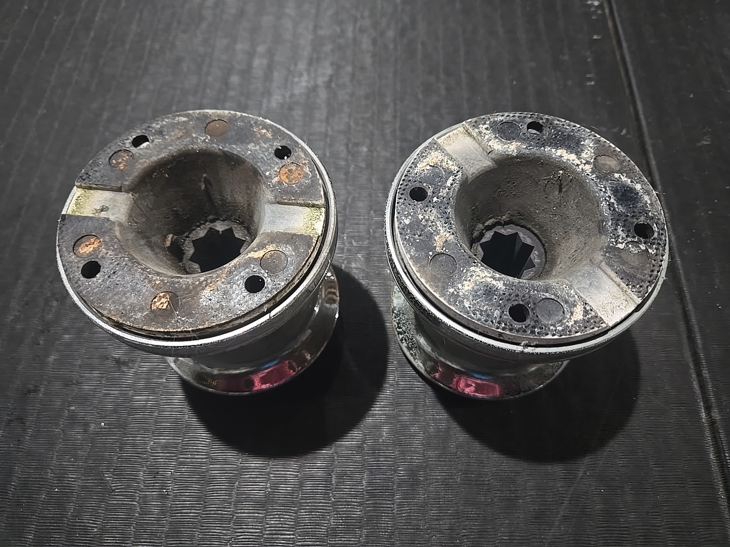 Pair Of Barient 10P Winch Chrome Plated Bronze