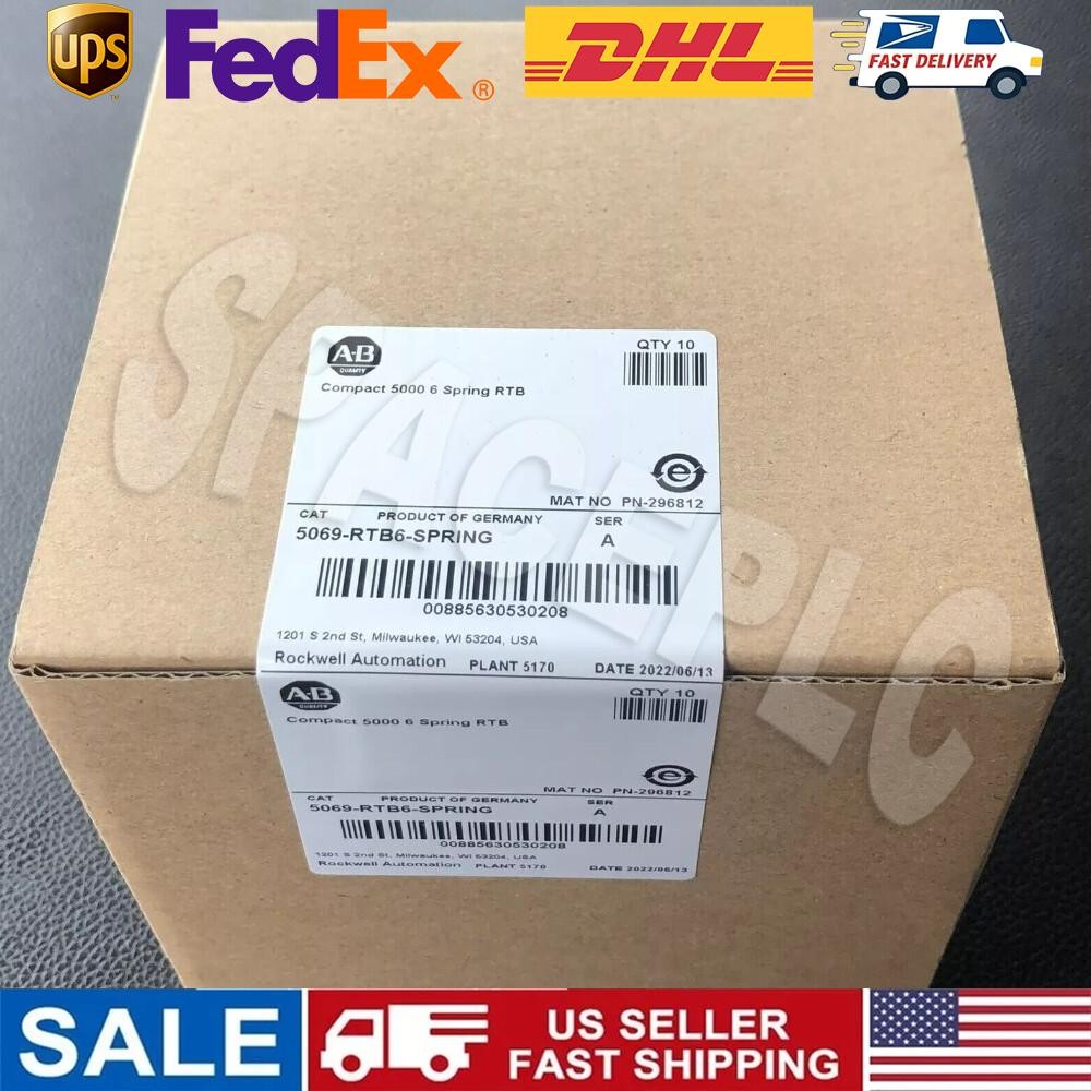 FACTORY SEALED AB 5069-RTB6-SPRING CompactLogix removable block