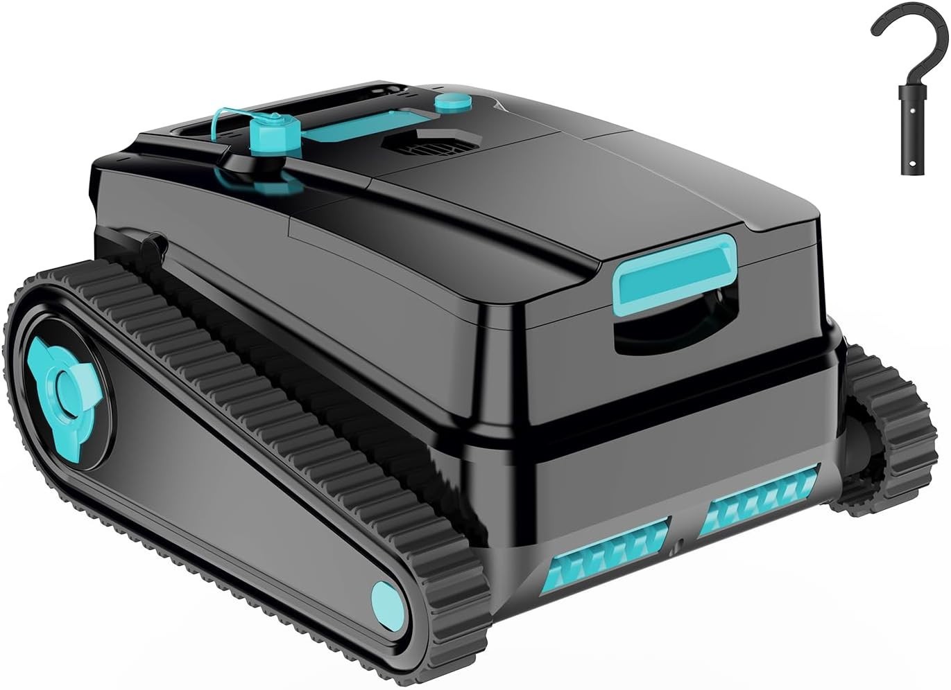 Auto Cordless Robotic Pool Vacuum Cleaner with Wall Cleaning for Inground Pools