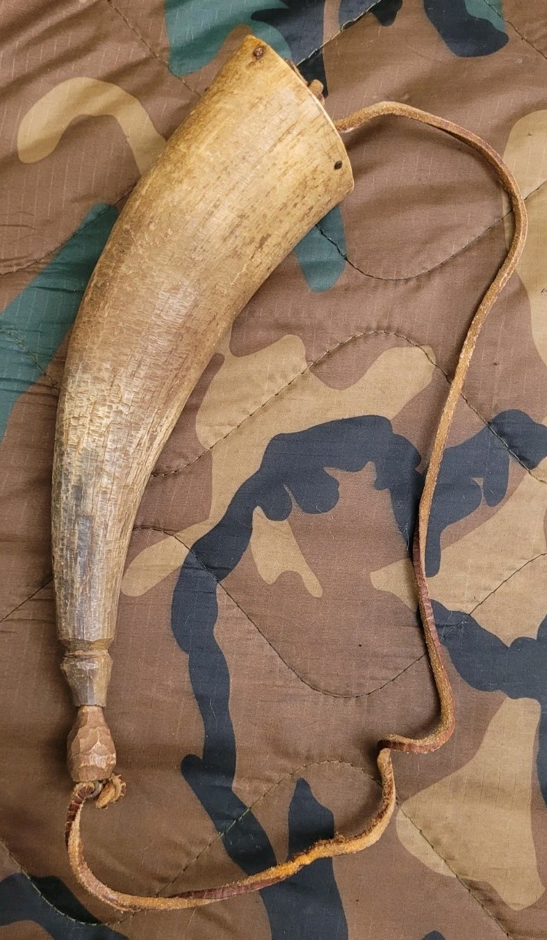 Vintage Muzzleloading Powder Horn