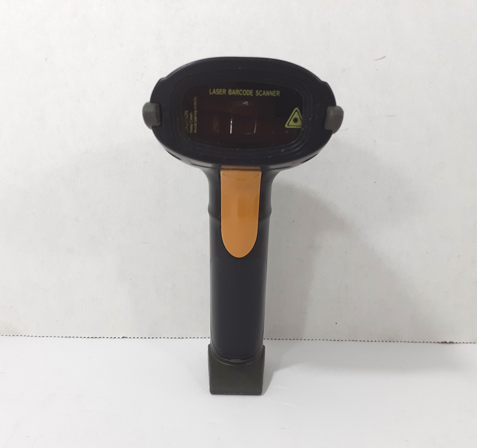 Handheld Barcode Label Scanner Wired USB Black Gray Tested Working