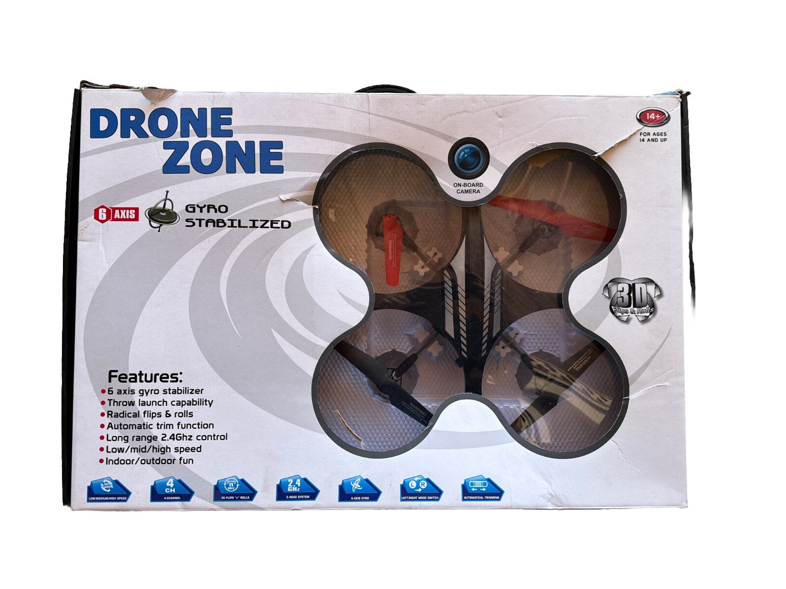 Drone Zone Quad Shock   2.4 GHz 6-axis Gyro
