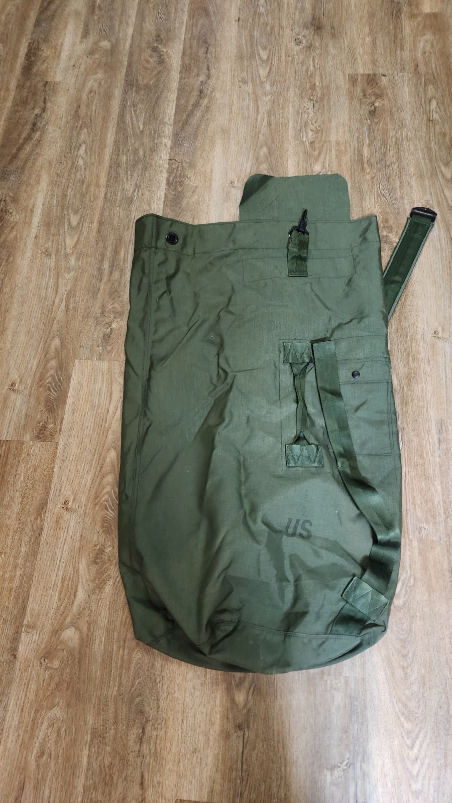 Military Army Style Olive Green Duffle Bag Ruck Sack
