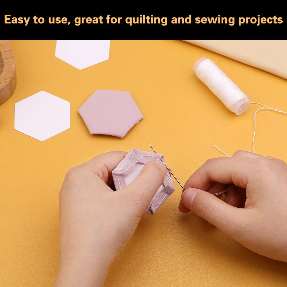 100 Count Paper Piecing Shapes Hexagon 100 1-inch