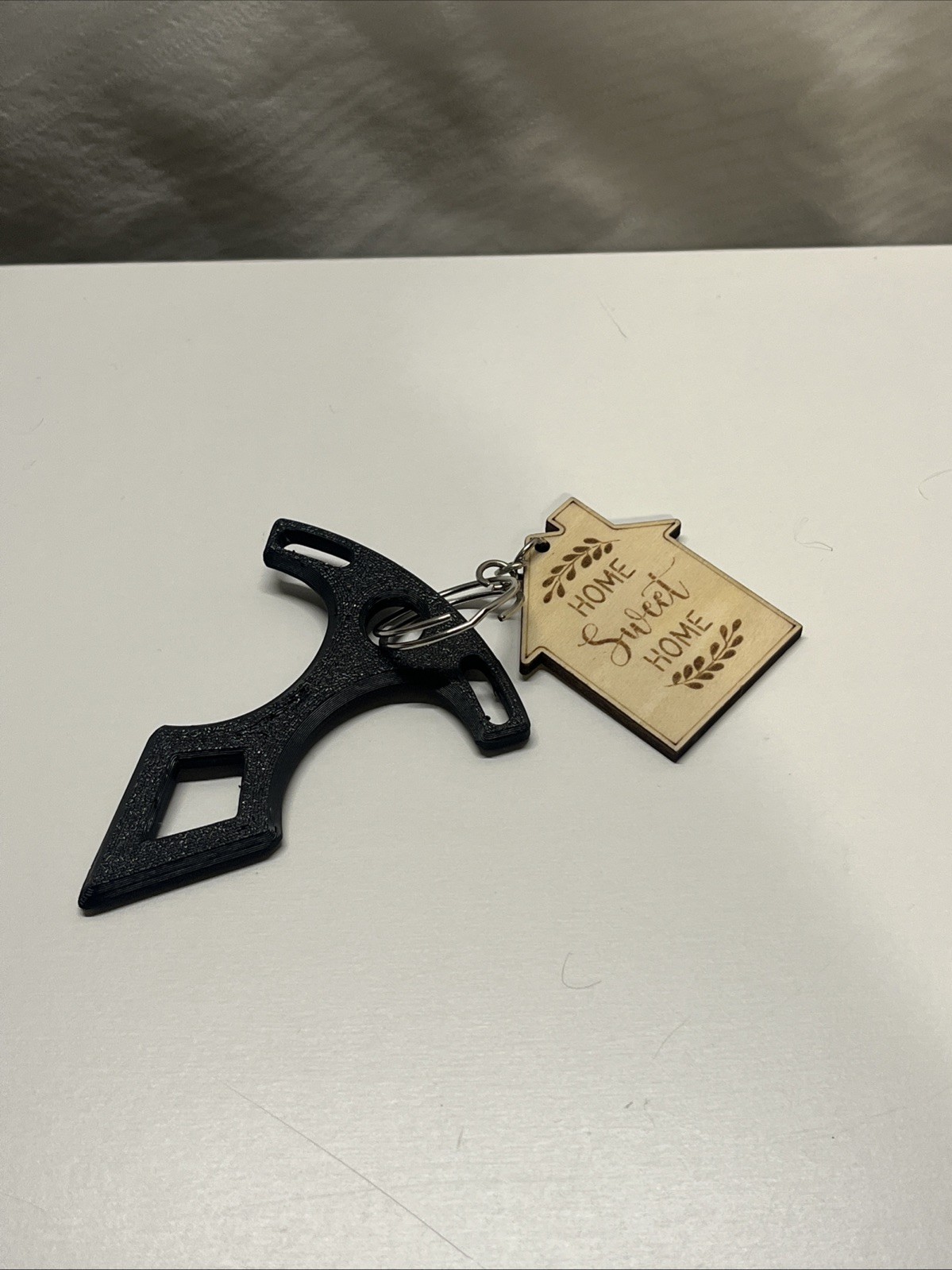 EDC Keychain Boat Anchor Model Tool - Green Undetectable Defense- Undetectable