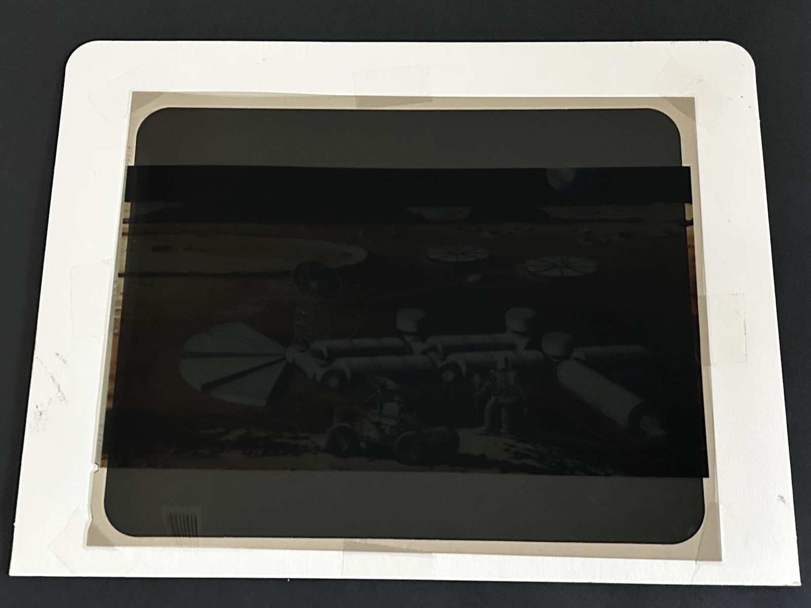 1988 NASA KSC Space Station Lunar Operations Concept Presentation Transparency