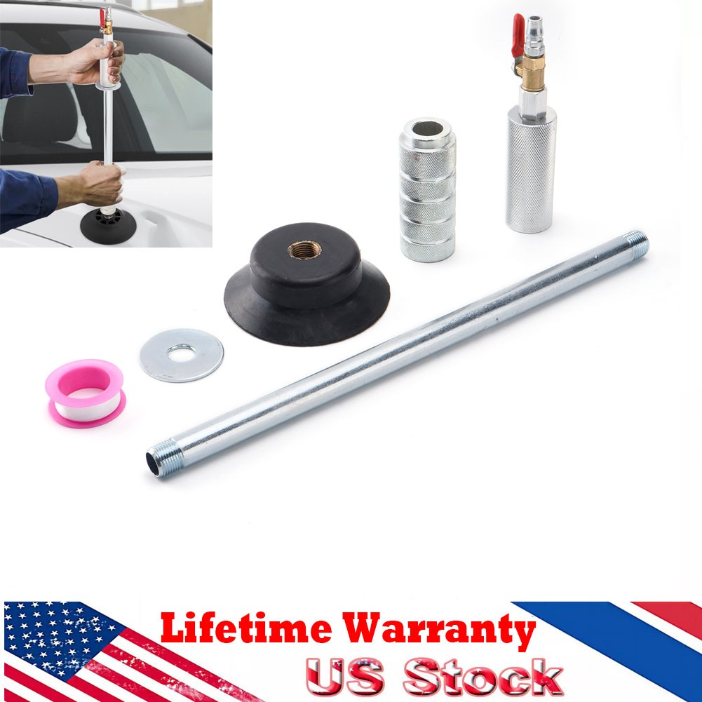 Air Pneumatic Suction Dent Puller Slide Hammer Pulling Car Body Repair Work Tool