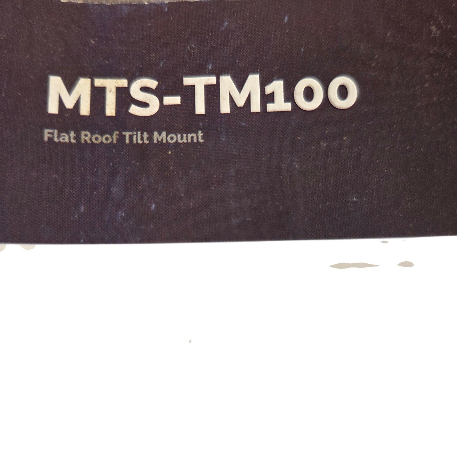 Renogy MTS TM100 Flat Roof Tilt Mount Solar Panel System Kit