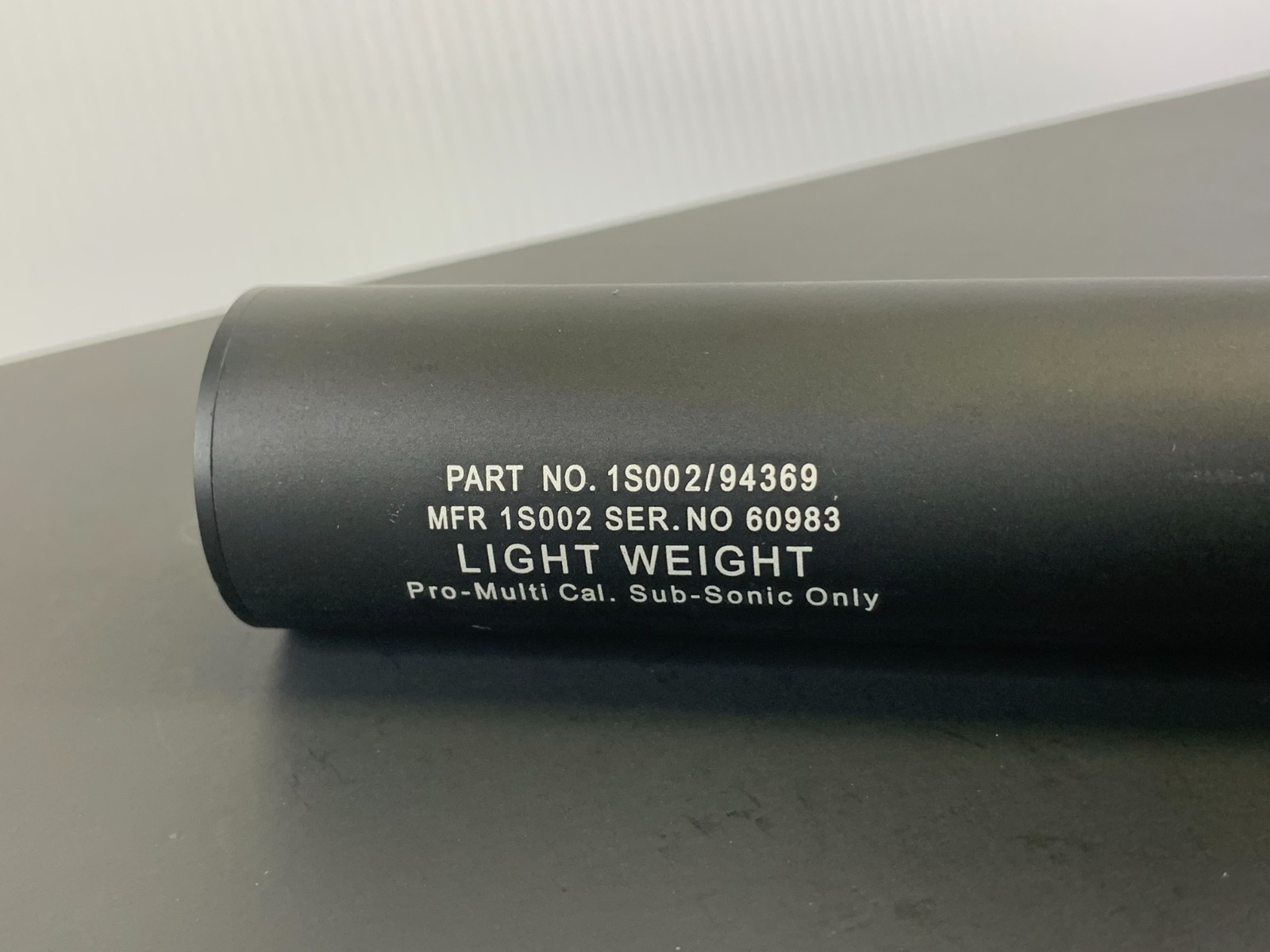 AIRSOFT AEG OR GBB RIFLE BARREL EXTENSION - BLACK