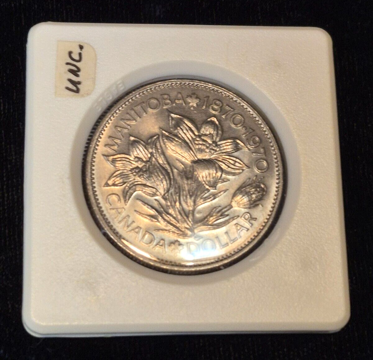 CANADA 1870 - 1970 Uncirculated Manitoba $1 One Dollar from Canada Mint set