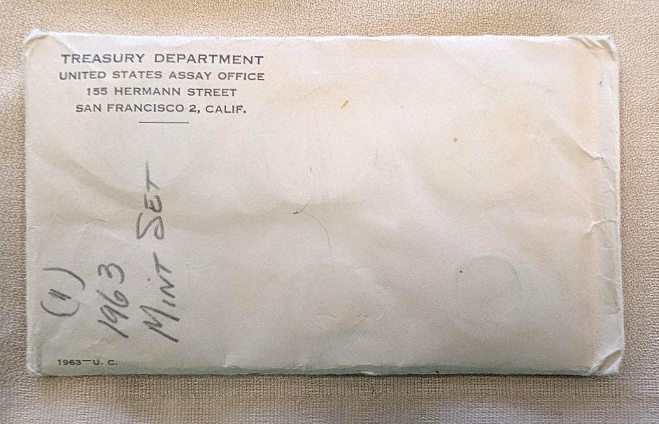 1963 US Mint Set Uncirculated 10 Coin P&D OGP Unopened Mint Set