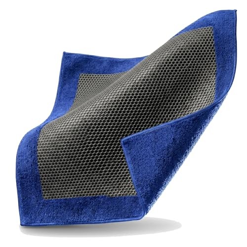 NADUSEP Clay Towel for Auto Detailing – Synthetic Clay Bar Towel 12” x 12” –