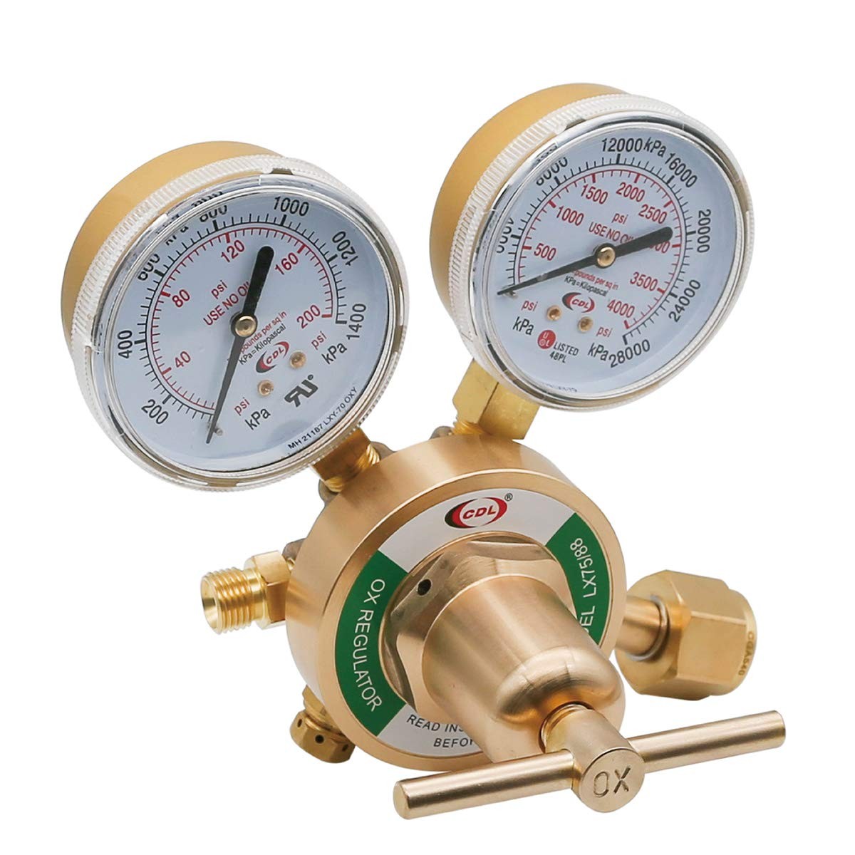 LX75/88 Oxygen Regulator CGA540 Medium Duty