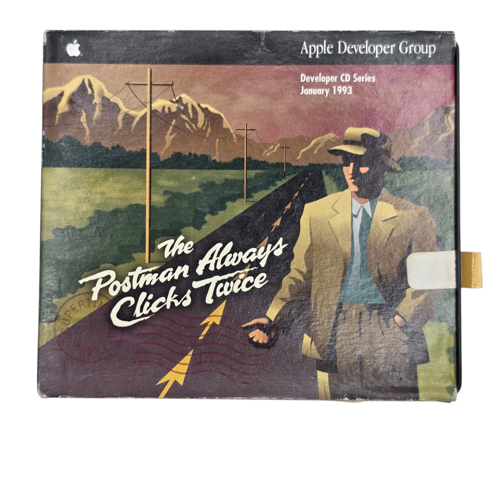 1993 Apple Developer CD “The Postman Always Clicks Twice” Jan Vintage Mac