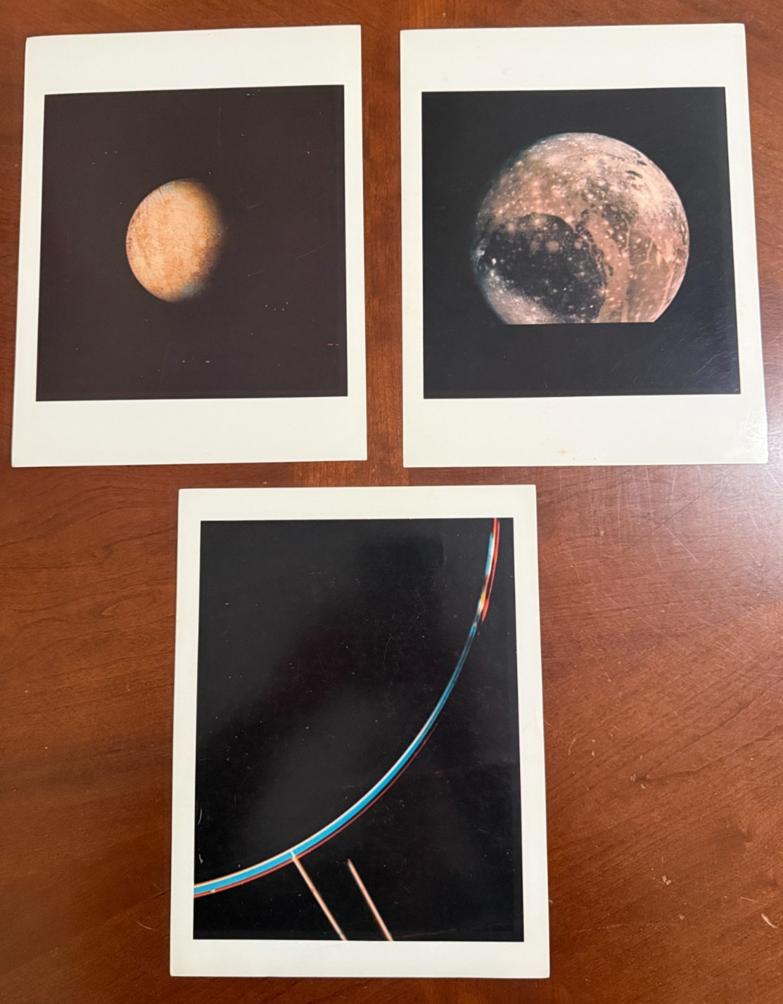 Voyager 2 JPL NASA Lithographs (Lot of 3) Vintage Original