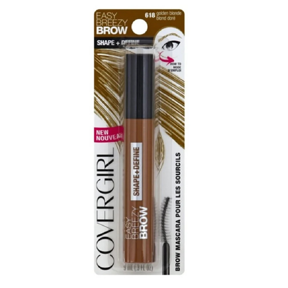 CoverGirl Easy Breezy Brow Shape & Define Mascara, Golden Blonde 618