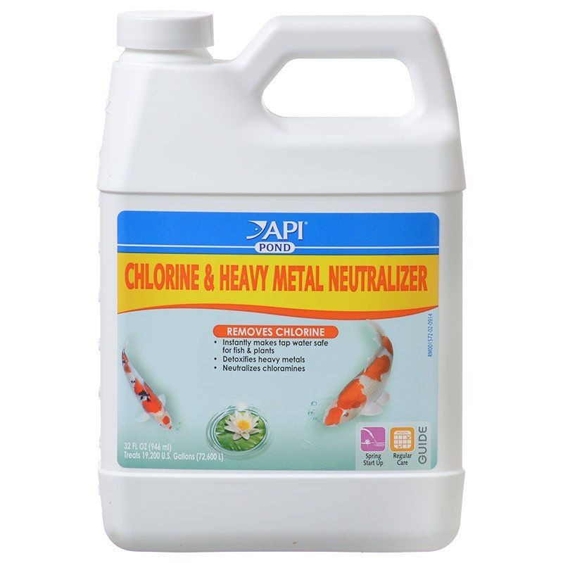 Pond Care Chlorine & Heavy Metal Neutralizer (32 oz (Treats 19,200 Gallons))