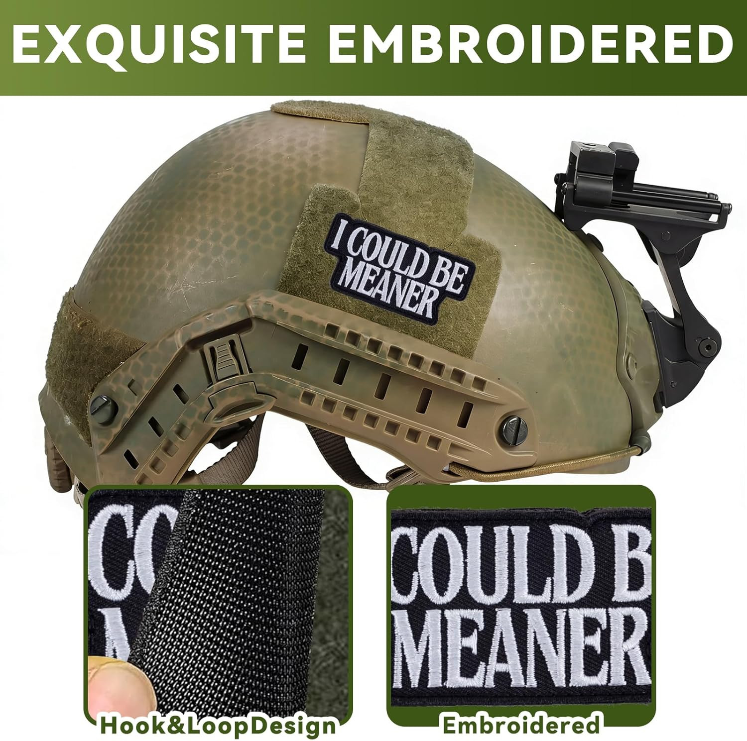 Funny Morale Patch Hook and Loop Patches Tactical Patch Embroidered Patches for
