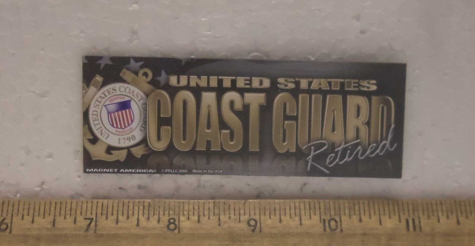 United States Coast Guard Retired Magnet