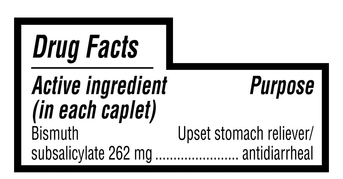 Equate Stomach Relief Caplets, 262 mg, 40 Count