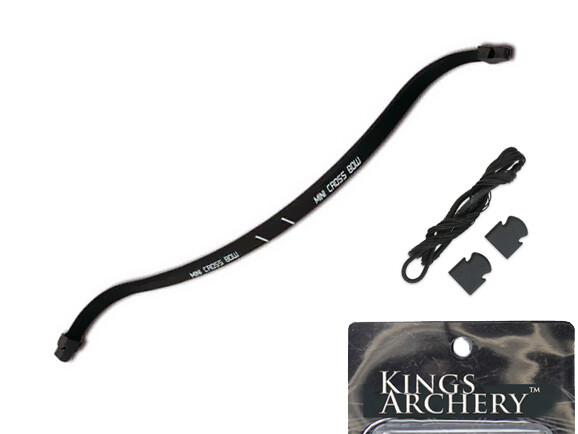 KingsArchery Crossbow Pistol 80 lbs pound Limb Bow Strings & Caps Self Cocking