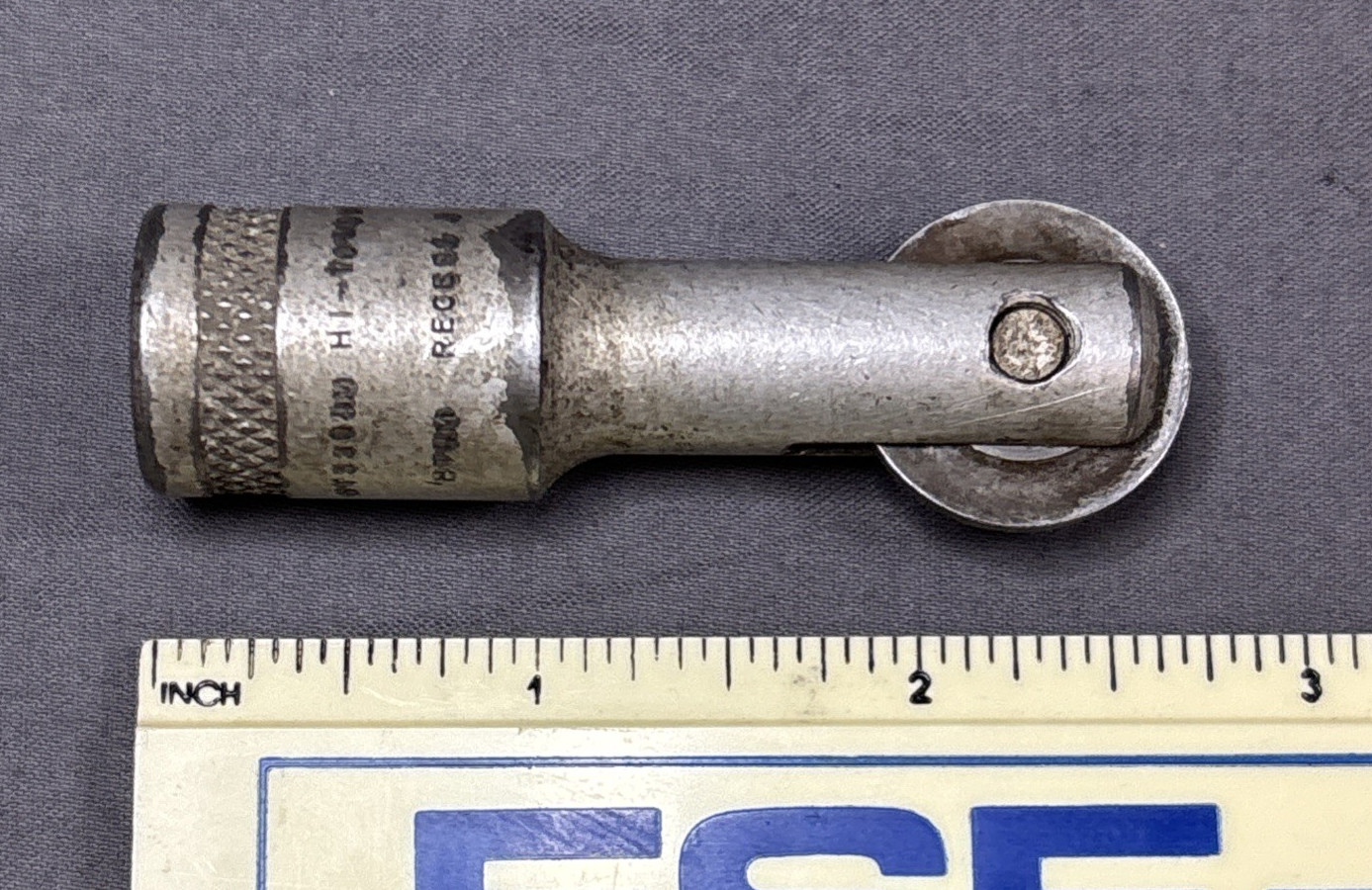 Vintage Omega Tech HT3304M Hi-Torque Dovetail Slot Recess J - 3/8" drive