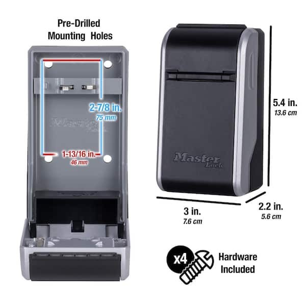 Master Lock 5481D Large Wall Mount Outdoor LOCK BOX – Combo Dial – NEW