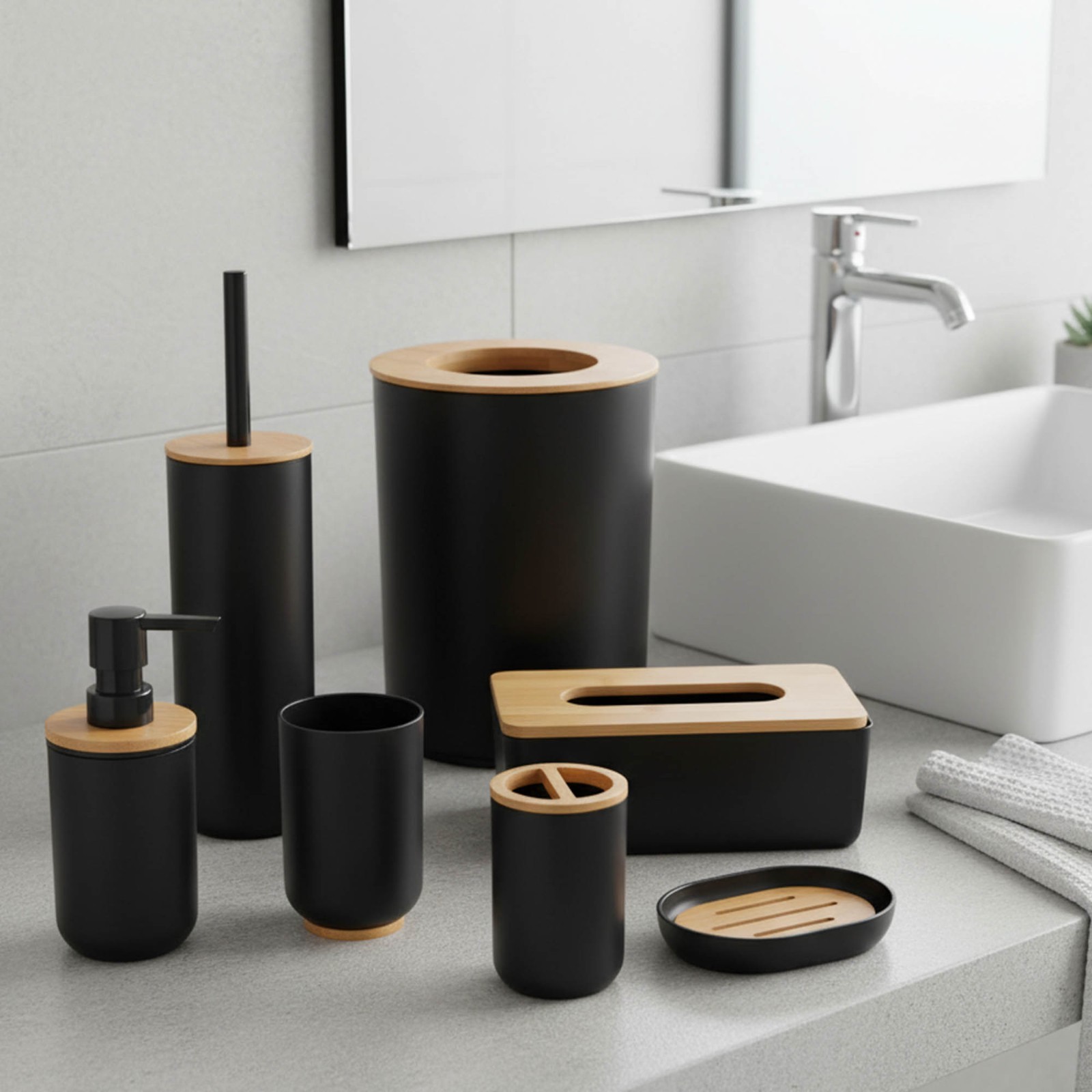 Padang Bath Accessories Tumbler lotion soap dispenser soap dish Toilet Brush