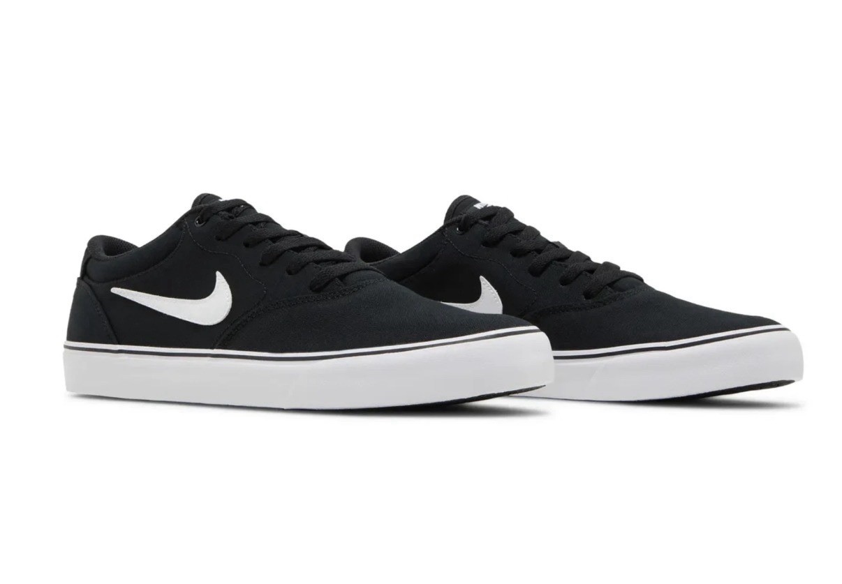 Nike CHRON 2 CANVAS DM3494-001 Black White Shoes Men’s Size 11