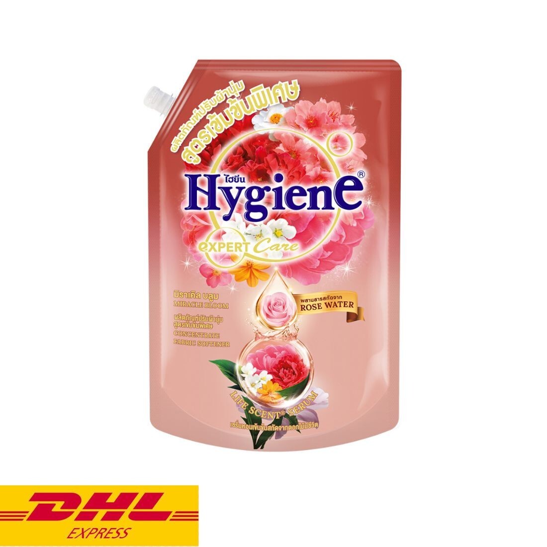 Hygiene Expert Care Miracle Bloom Fabric Softener Concentrate Rose Water 1100 ml