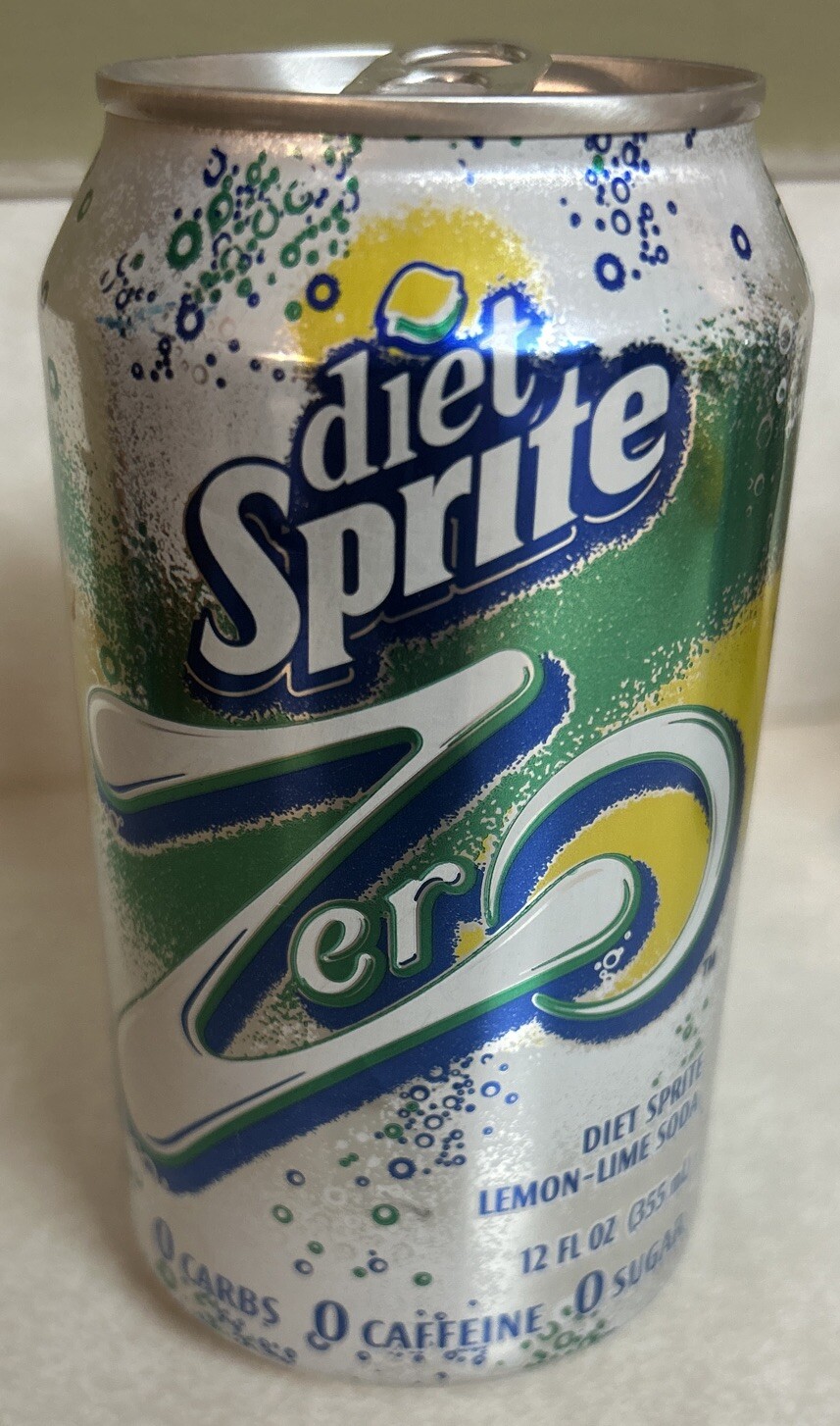 2005 DIET SPRITE ZERO 12oz. Empty Pull Tab Aluminum Soda Can