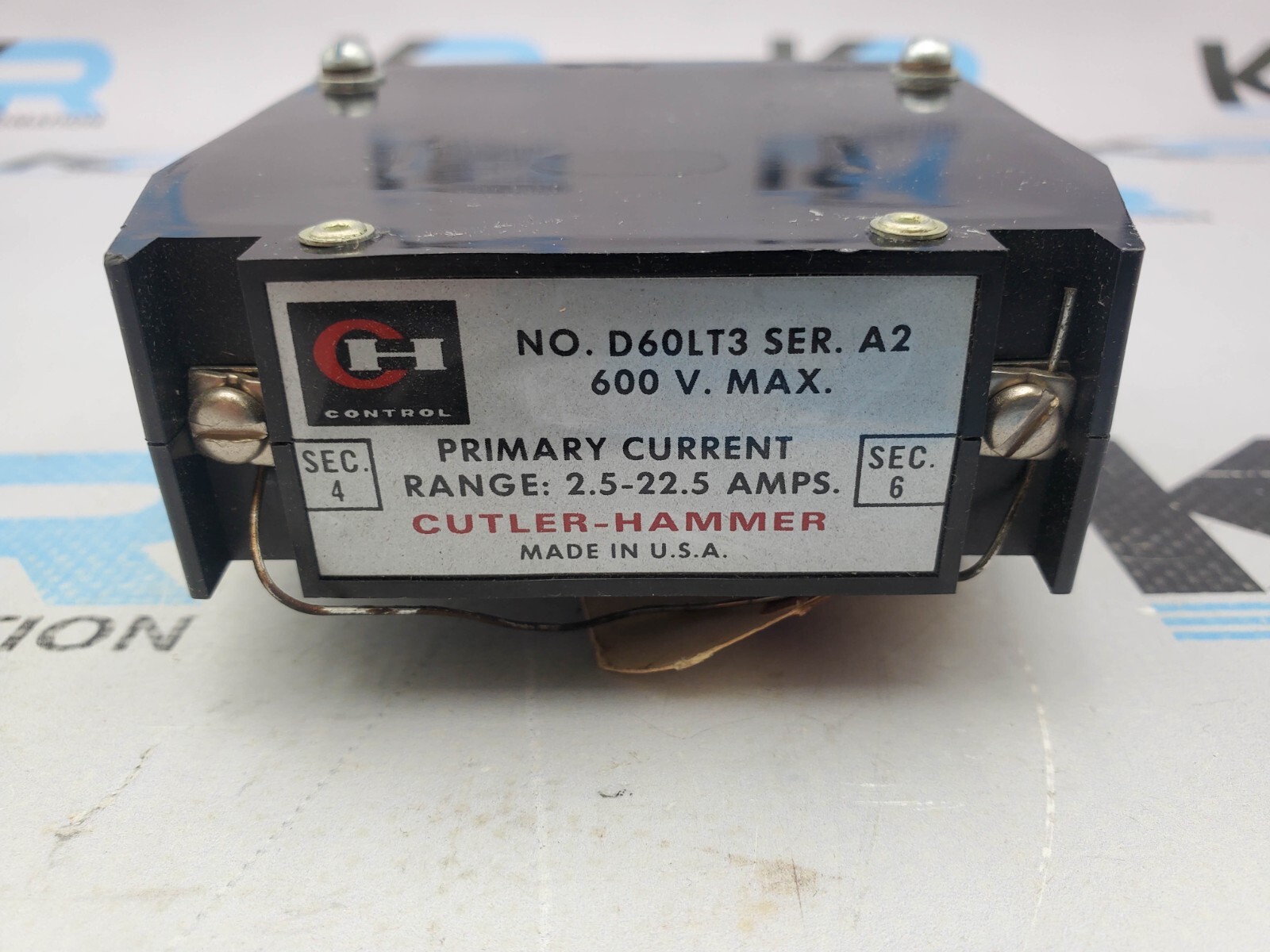 NEW Cutler Hammer D60LT3 AC Current Transformer 7A
