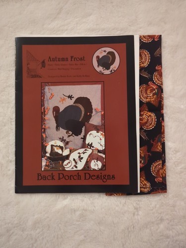 BACK PORCH DESIGNS PATTERN BOOKLET Autumn Frost Purse Table Runner Mat Coasters